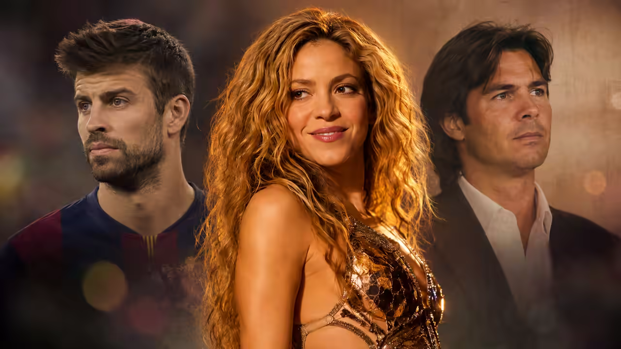 Shakira en una composición sobre Gerard Piqué y Antonio de la Rúa