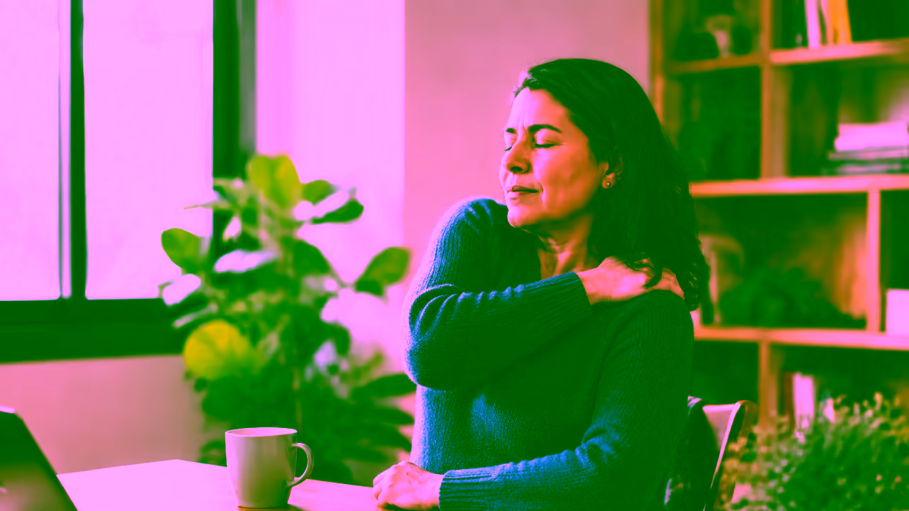 Síntomas de fibromialgia: dolor, fatiga y sueño no reparador: apoyo visual