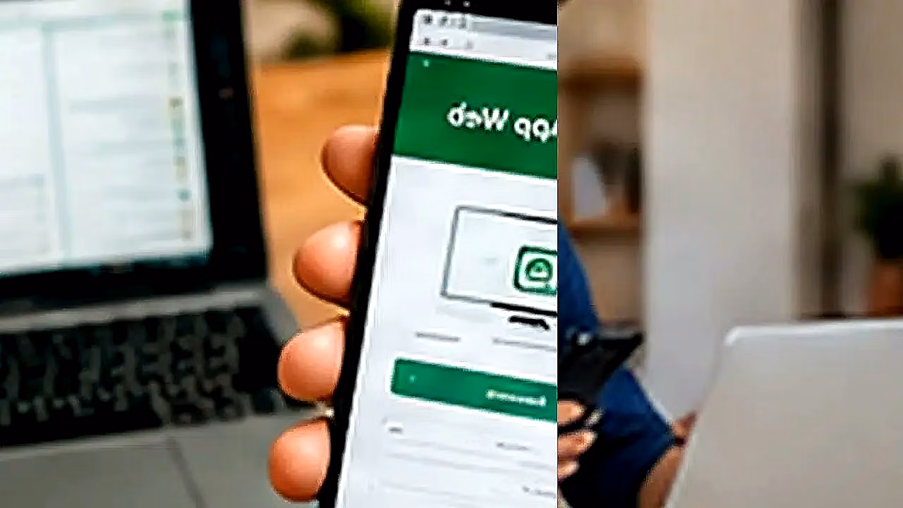 Uso de WhatsApp Web en escritorio y teléfono en Colombia