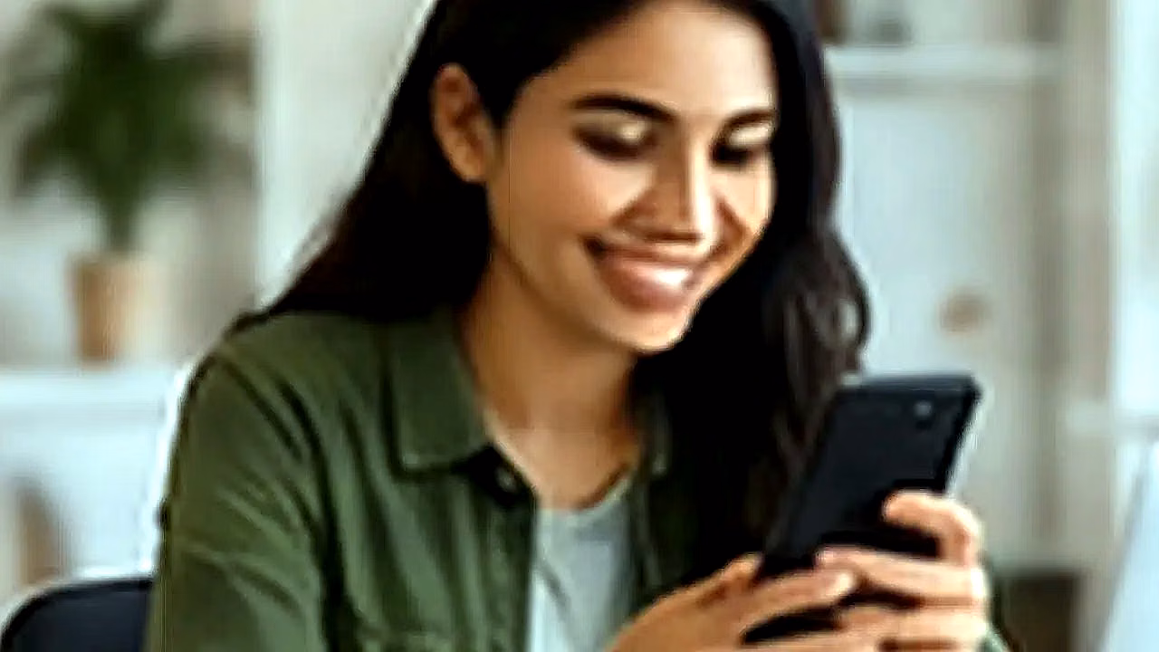 Persona usando WhatsApp Web con laptop y celular en Colombia