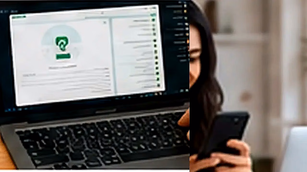 Uso de WhatsApp Web en escritorio y teléfono en Ecuador