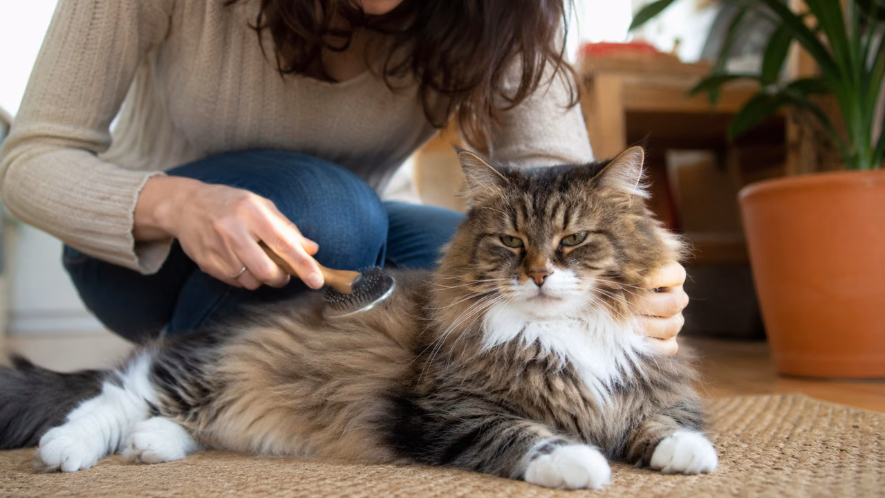 Cuidados de gatos en España: rutina, juego y bienestar útil: contexto visual con ideas de cuidado y bienestar