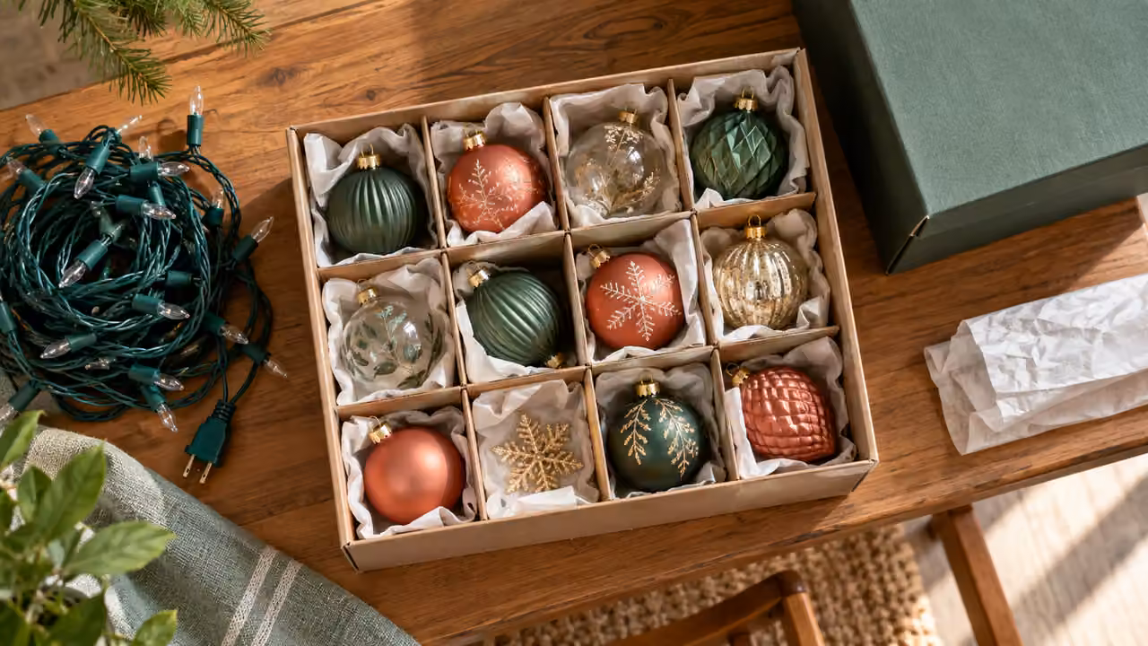 Escena ilustrativa para cuando se desarma el árbol de navidad