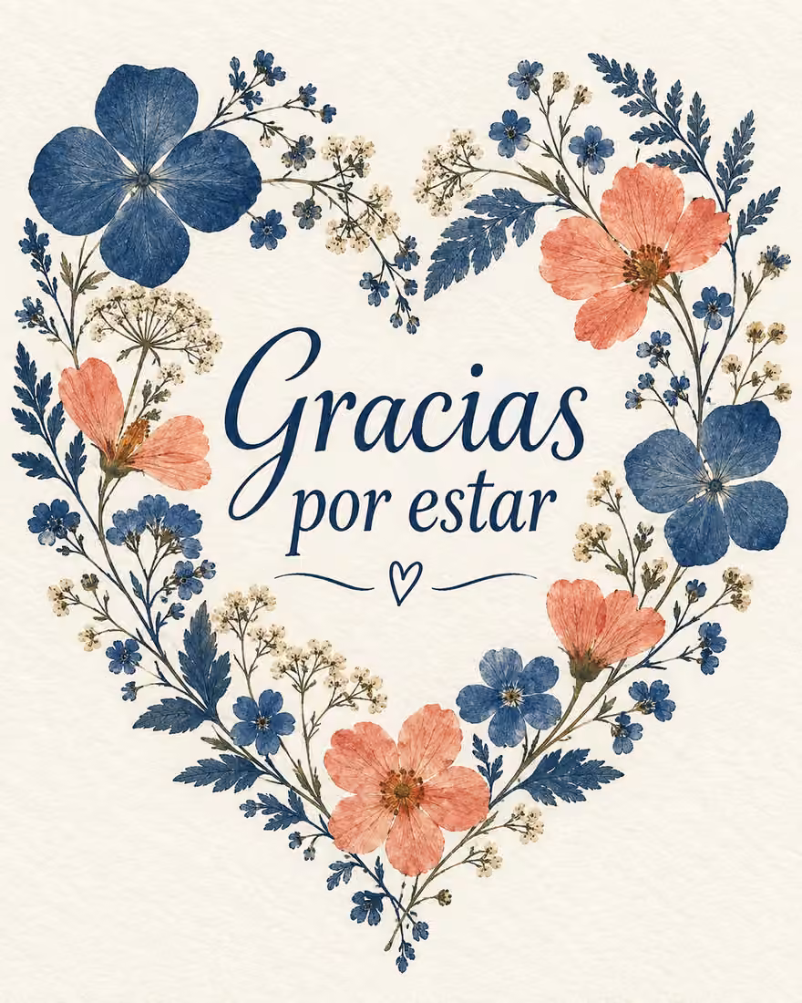 Gracias por estar