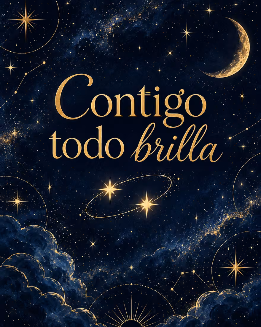 Contigo todo brilla