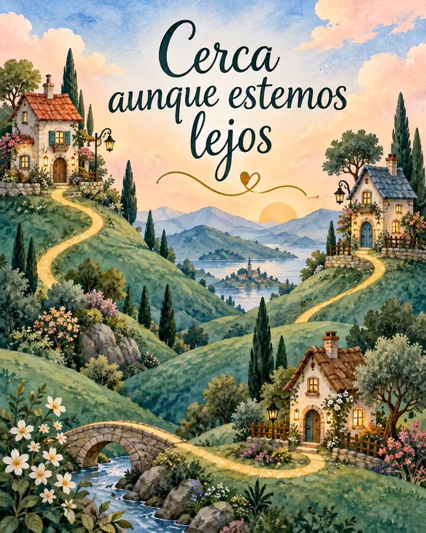 Cerca aunque estemos lejos