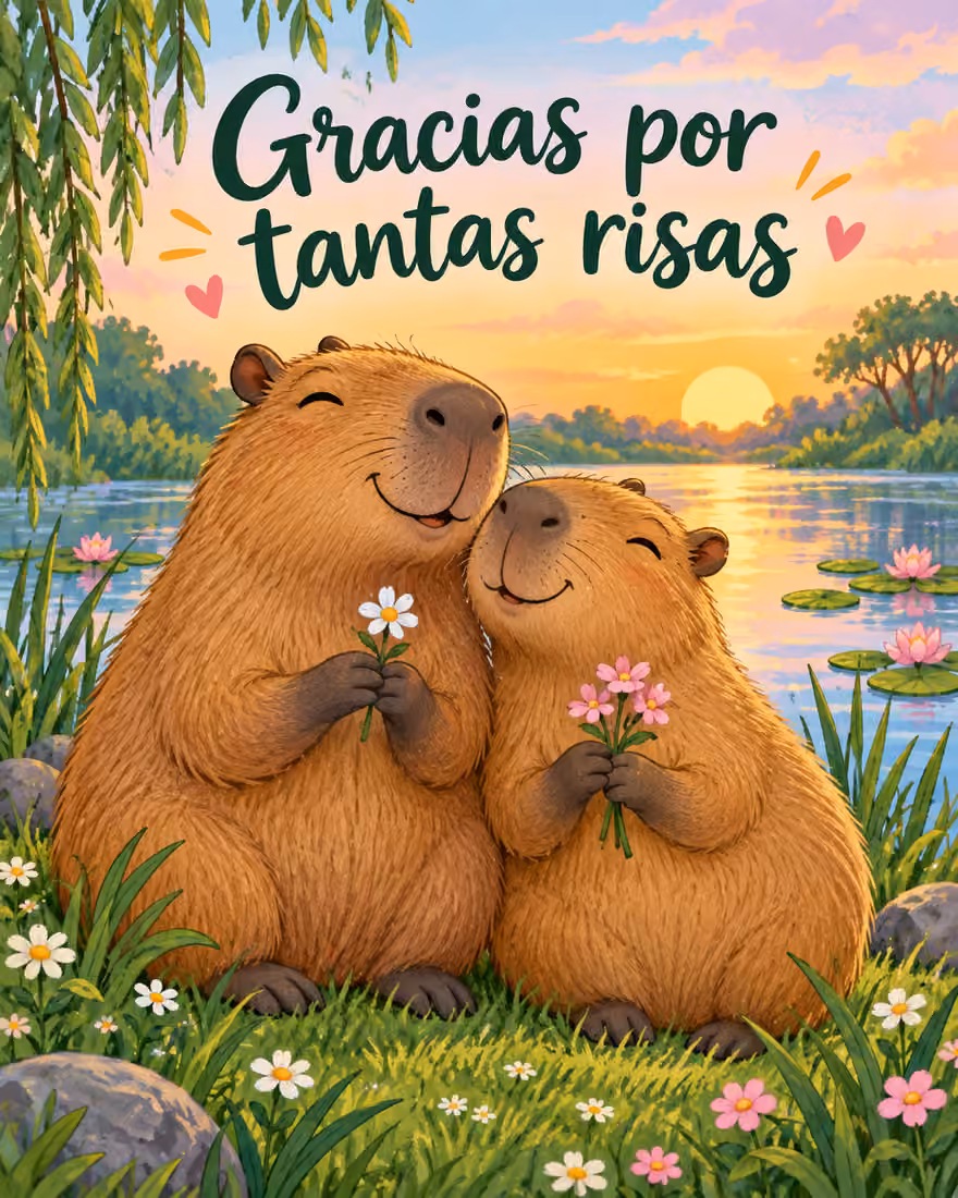 Gracias por tantas risas