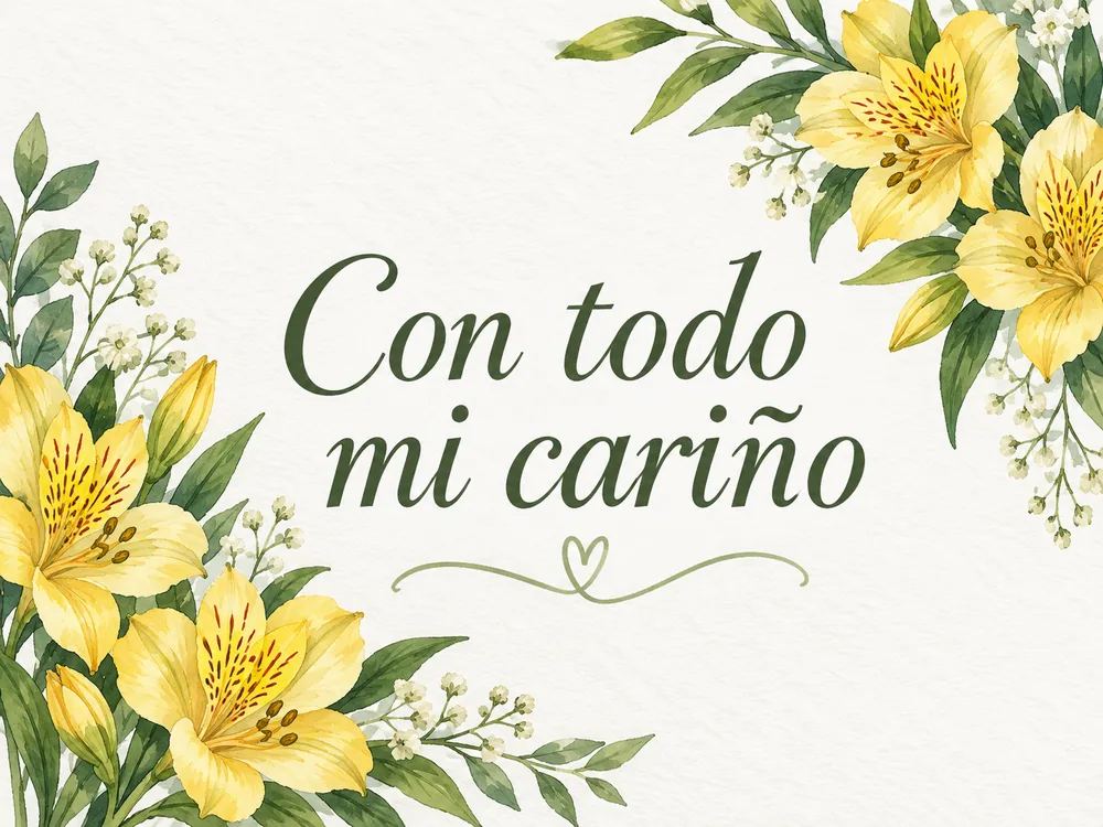 Con todo mi cariño