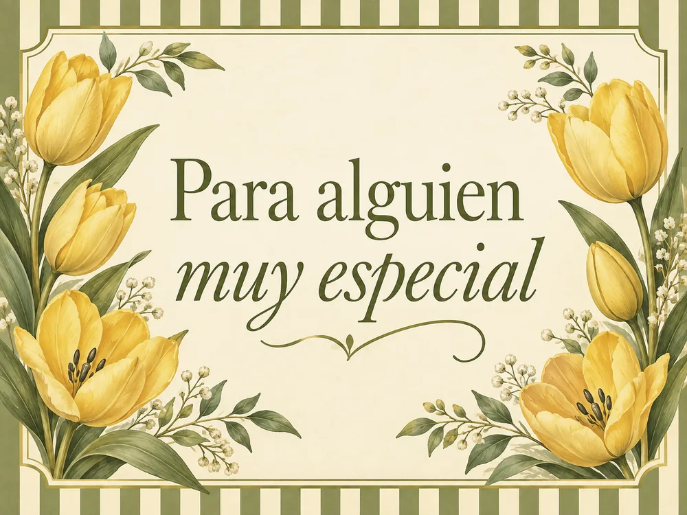 Para alguien muy especial