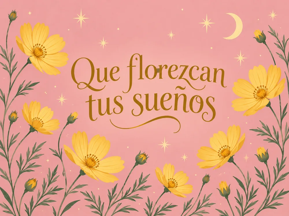 Que florezcan tus sueños