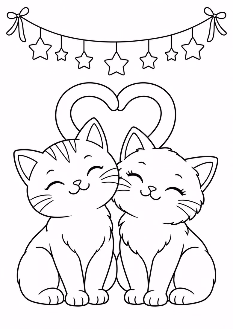 Gatos amigos