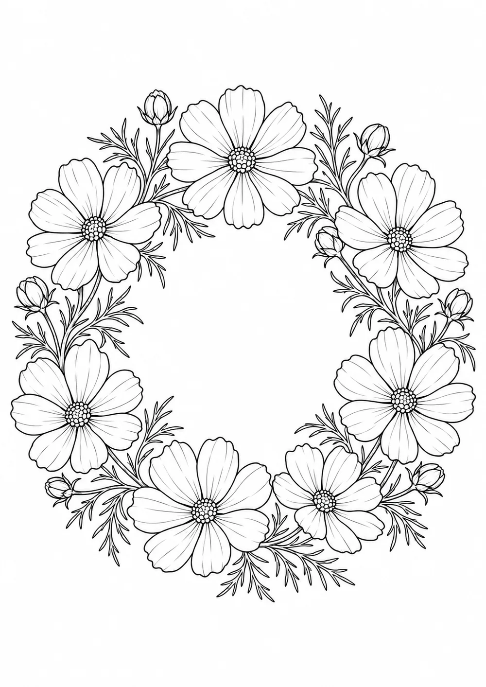 Corona de flores