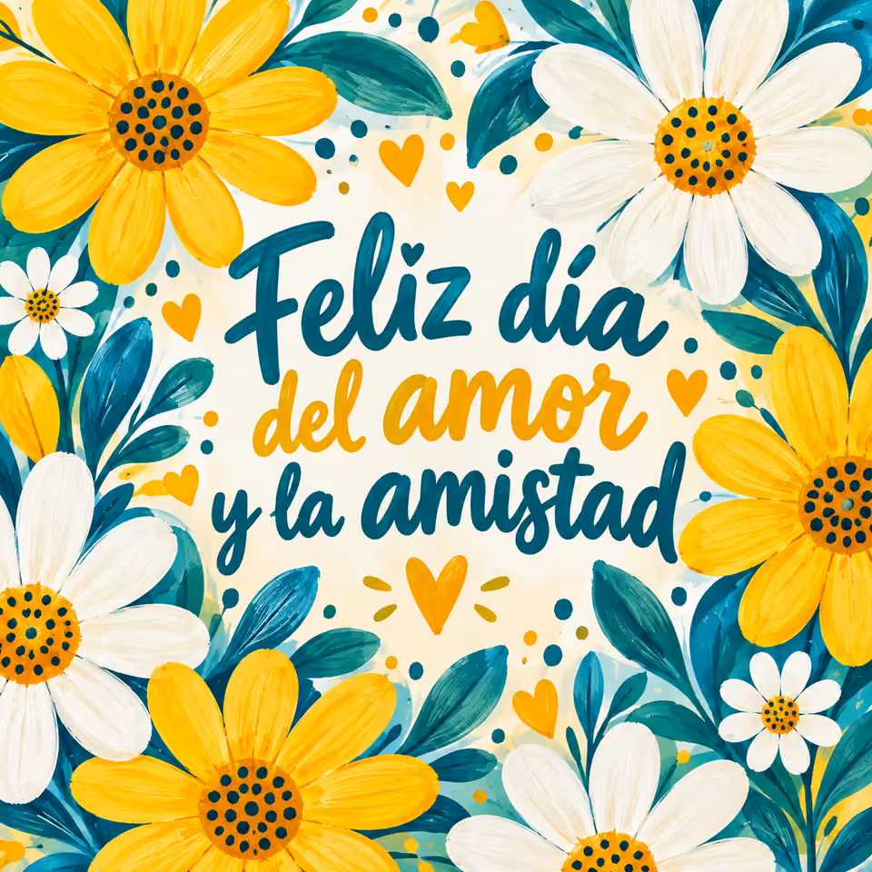 Feliz día del amor y la amistad