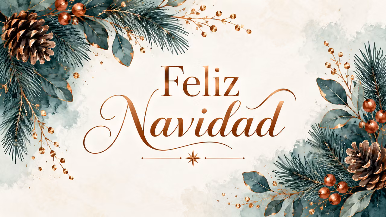 Tarjeta original: Feliz Navidad