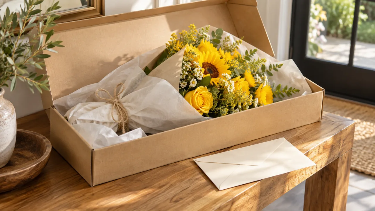 Cómo enviar flores amarillas a distancia sin confusiones